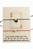 Kalp İp Bileklik 2 Adet thumbnail 1