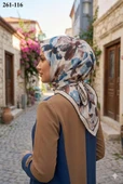 Moon Scarf Soft Pamuk Eşarp 261-116 thumbnail 1