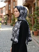 Sharell Fransız İpeği Şal (Siyah) 247-112 thumbnail 1