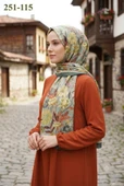 Sharell Fransız İpeği Şal (Yeşil) 251-115 thumbnail 1