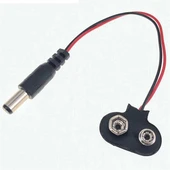 9 Volt 2.1 Mm Jacklı Pil Başlığı (IC-232A) thumbnail 3
