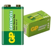 GP 1604G-B Greencell 9 Volt Pil (10'Lu Paket) thumbnail 1