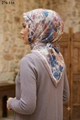 Sharell Desenli Bambu Pamuk Eşarp 276-116 thumbnail 1