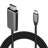 Powermaster PM-6921 2 Metre Type-C To HDMI Kablo thumbnail 1