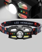 Şarj Edilebilir LED Far Hareket Sensörlü 5 Modlu Outdoor thumbnail 2