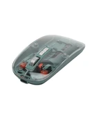 Bluetooth ve 2.4G USB Destekli Pilli Kablosuz Şeffaf Mouse thumbnail 6