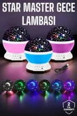 Mavi ve Mor Işıklı Projeksiyon Lambası thumbnail 2
