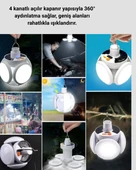 Pratik Katlanabilir Solar LED Aydınlatma Lambası thumbnail 3