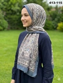 Soft İpek Etnik Desen Soft Şal 413-115 thumbnail 1