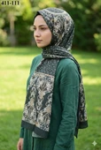 Soft İpek Etnik Desen Soft Şal 411-111 thumbnail 1