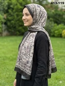 Soft İpek Etnik Desen Soft Şal 413-119 thumbnail 1