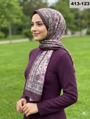 Soft İpek Etnik Desen Soft Şal 413-123 thumbnail 1