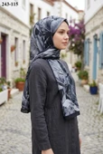 Sharell Soft Pamuk Şal (Siyah) 243-115 thumbnail 1