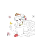 4e Anime Princess Boyama Kitabı Yeşil thumbnail 2