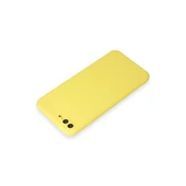 İphone 7 Plus Kılıf First Silikon - Sarı thumbnail 3