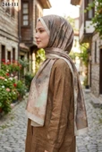 Sharell Soft Pamuk Şal (Bej Serisi) 244-111 thumbnail 1