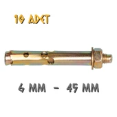 Made Gömlekli Çelik Dübel 6x45 mm. - 10 Adet thumbnail 1