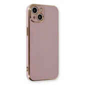 Apple İphone 13 Kılıf Volet Silikon - Mor thumbnail 1