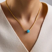 14 Ayar Halep (Pullu) Altın Kolye 3 mm 3.70 Gram 45 cm thumbnail 1