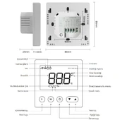 YATE10 220V 3A LCD Ekranlı Termostat thumbnail 4