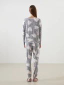 LCW DREAM Gri Pijama Takımı thumbnail 4