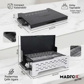 Madfox SteelFold Paslanmaz Çelik Katlanabilir Mangal thumbnail 4