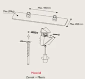 Raf Tutucu 3-22mm (2 Adet) thumbnail 4