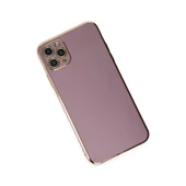 İphone 11 Pro Max Kılıf Volet Silikon - Mor thumbnail 3