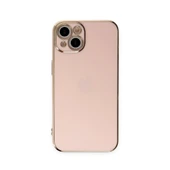 İphone 15 Kılıf Volet Silikon - Pembe thumbnail 1