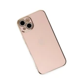 İphone 15 Kılıf Volet Silikon - Pembe thumbnail 3
