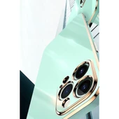 İphone 15 Pro Kılıf Volet Silikon - Mor thumbnail 3