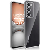 Realme C75 Kılıf Lüx Şeffaf Silikon thumbnail 1