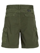 Jack&Jones 12269374 Erkek Sort - Haki thumbnail 6