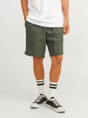 Jack&Jones 12253134 Erkek Sort - Haki thumbnail 1