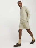 Jack&Jones 12253134 Erkek Sort - Bej thumbnail 2