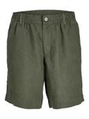 Jack&Jones 12253134 Erkek Sort - Haki thumbnail 3