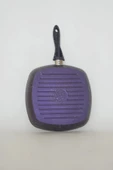 Seramik 28cm Grill Tava - Mor thumbnail 2