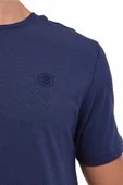 Lumberjack Ct102 0 Yaka Erkek Tshirt - Lacivert thumbnail 4