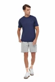 Lumberjack Ct102 0 Yaka Erkek Tshirt - Lacivert thumbnail 2