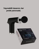 USB Type-C Şarjlı Taşınabilir Masaj Tabancası thumbnail 3