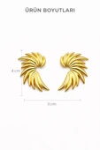 Anka Gold Çivi Küpe thumbnail 3