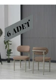 POLO SANDALYE BEJ AYAK 6 ADET thumbnail 1