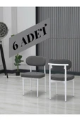 POLO SANDALYE BEYAZ AYAK 6 ADET thumbnail 1
