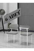 POLO SANDALYE BEYAZ AYAK 6 ADET thumbnail 1