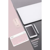 Pembe Kablosuz Klavye Mouse Seti thumbnail 5