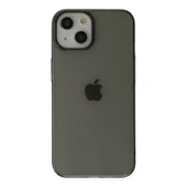 İphone 14 Plus Kılıf Pc Sert Şeffaf Kapak - Siyah thumbnail 1