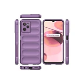 Realme C35 Kılıf Optimum Silikon - Mor thumbnail 3