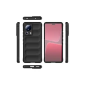 Mi 13 Lite Kılıf Optimum Silikon - Siyah thumbnail 2