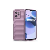 Realme C35 Kılıf Optimum Silikon - Mor thumbnail 1