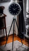 Krom Prime Modern Tripod Ayaklı Saat thumbnail 5